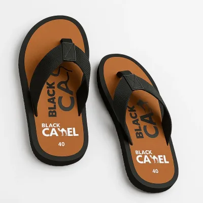 Men's EVA Flip Flops — Brown — Flip Flops